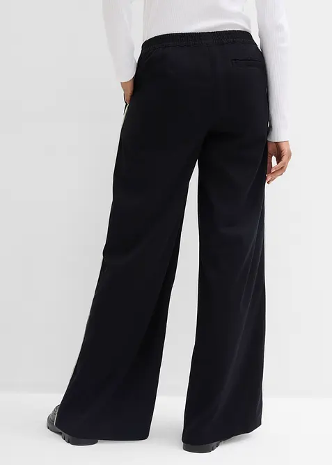 Pantaloni larghi in misto viscosa, bonprix