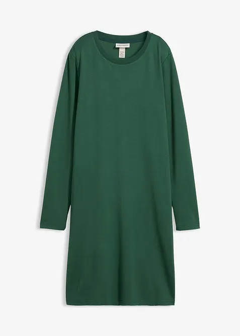 Abito svasato in maglina di misto viscosa, bonprix