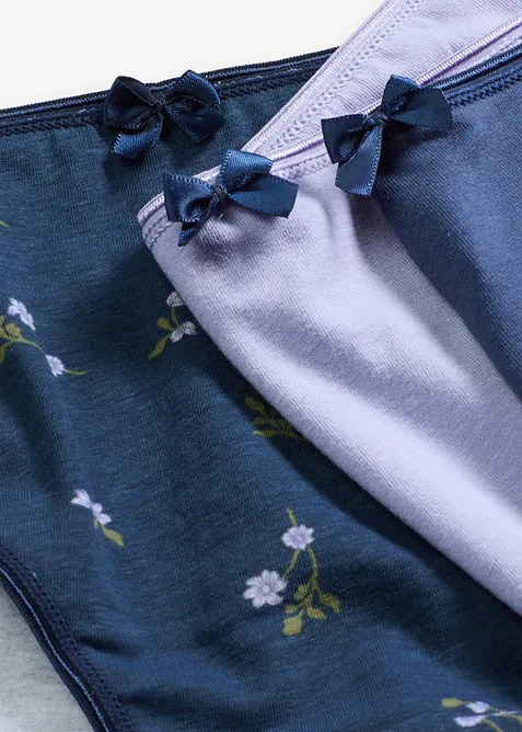 Slip alto con cotone morbido (pacco da 5), bonprix