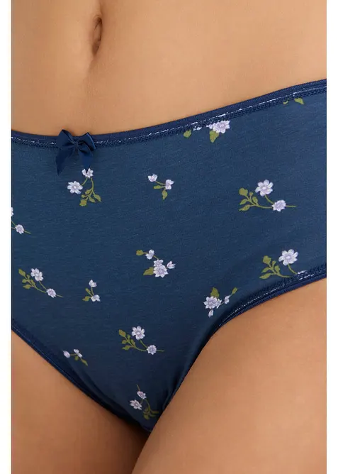 Slip alto con cotone morbido (pacco da 5), bonprix