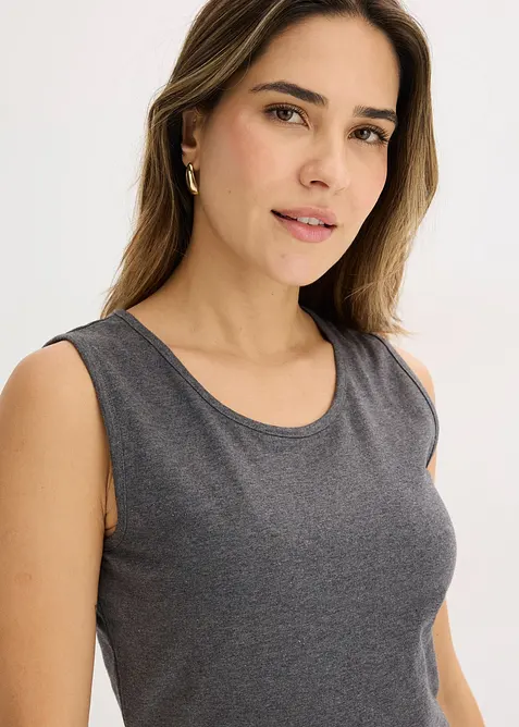 Top, giacca, pantaloni (set 3 pezzi) con viscosa, bonprix