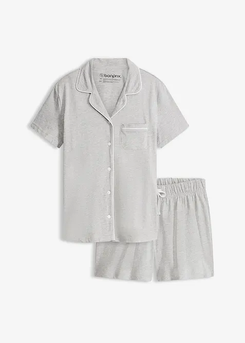 Pigiama estivo con bottoni, bonprix
