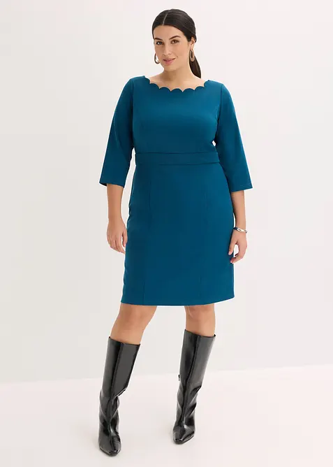 Abito a tubino in punto di Roma, bonprix