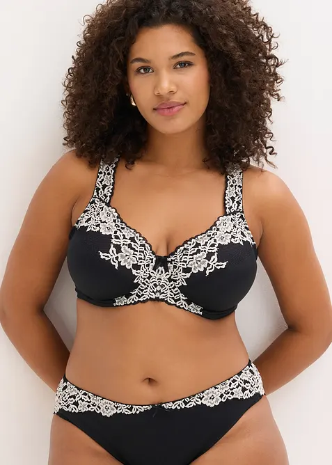 Reggiseno con ferretto e spalline imbottite (pacco da 2), bonprix