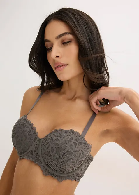 Reggiseno a balconcino in pizzo, bonprix