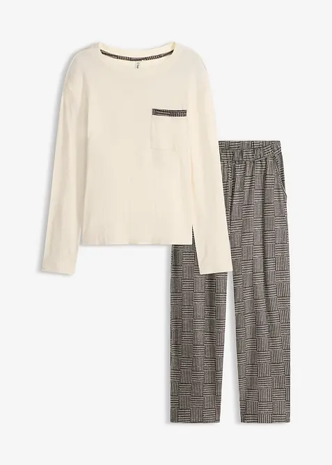 Pigiama in cotone morbido, bonprix