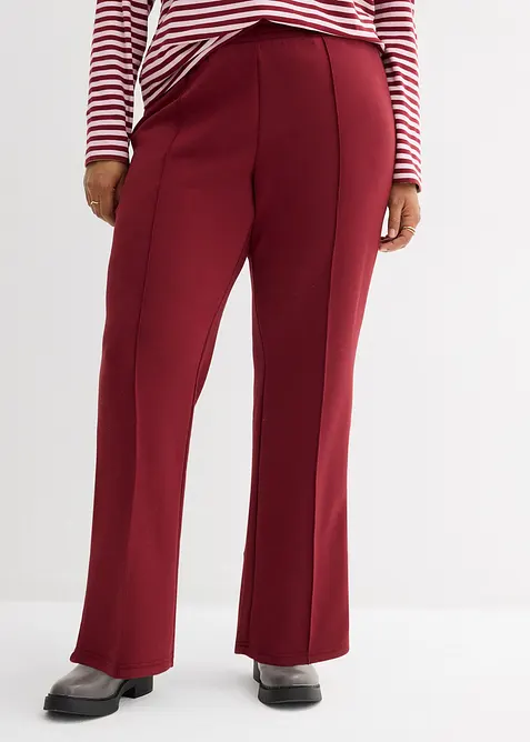 Pantaloni in felpa di misto viscosa morbido, bonprix