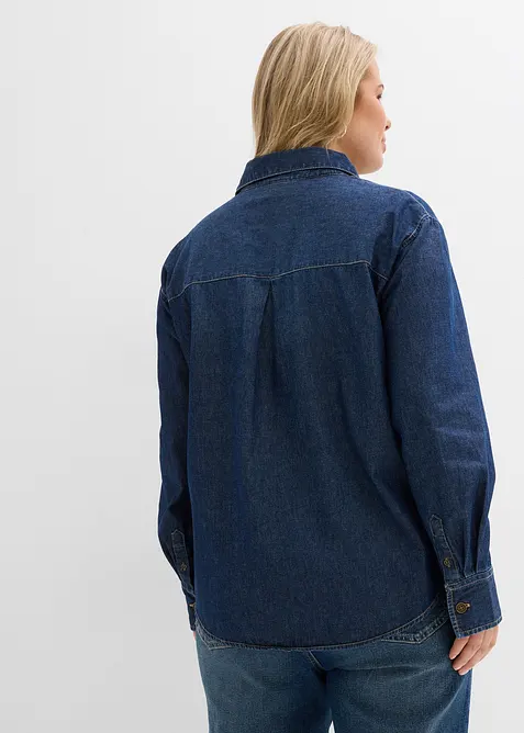 Tunica in jeans di puro cotone biologico, bonprix