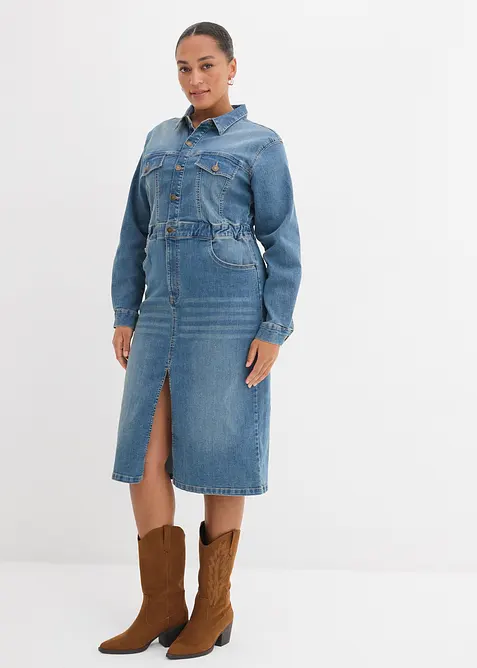 Abito di jeans con cotone biologico, bonprix