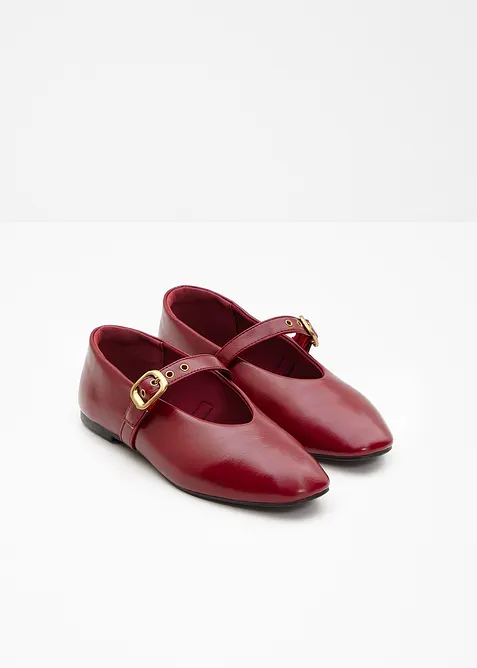 Ballerine con cinturino e fibbia a occhiello, bonprix