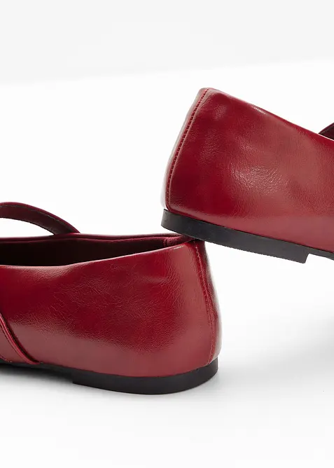 Ballerine con cinturino e fibbia a occhiello, bonprix