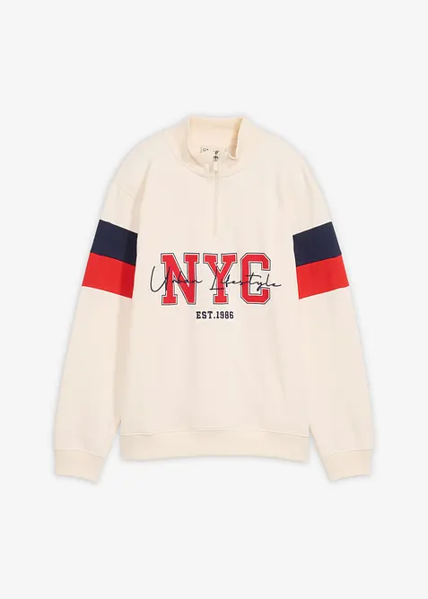 Felpa in puro cotone biologico, bonprix