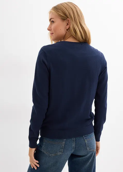 Cardigan in filato fine, bonprix