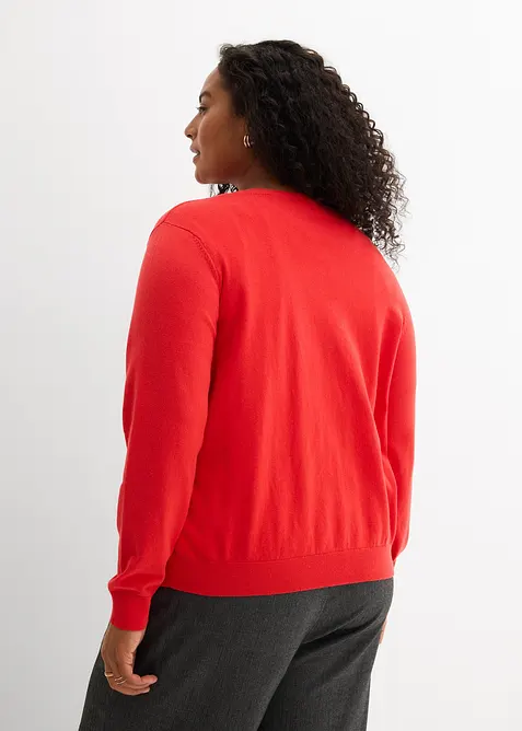 Cardigan in filato fine, bonprix