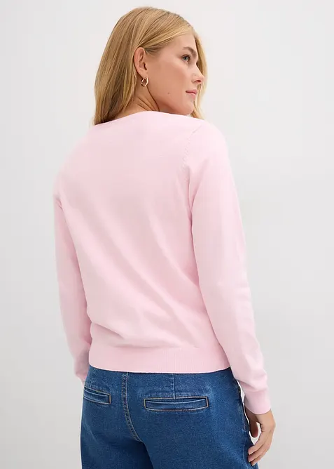 Cardigan in filato fine, bonprix