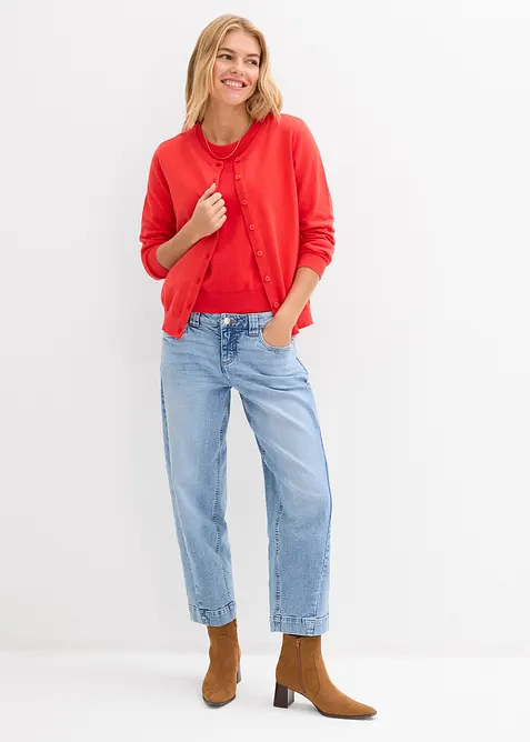 Cardigan in filato fine, bonprix