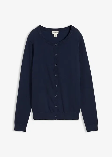Cardigan in filato fine, bonprix