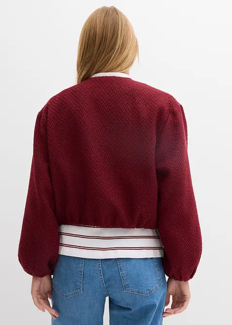 Bomber in boucl&eacute; morbido, bonprix