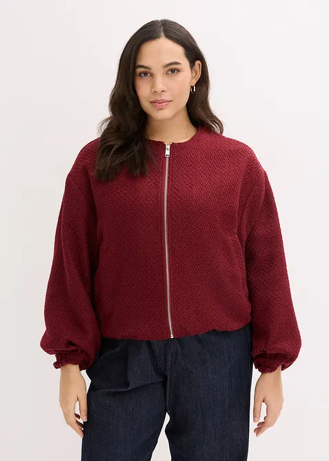 Bomber in boucl&eacute; morbido, bonprix