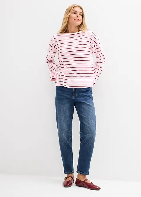 Maglia a maniche lunghe in puro cotone biologico, bonprix