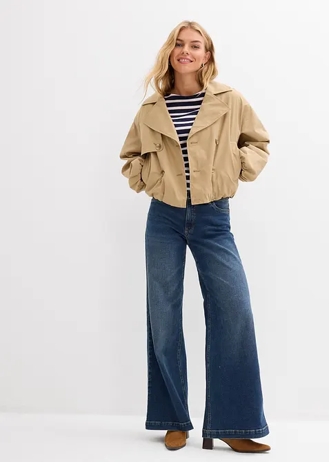 Maglia a maniche lunghe in puro cotone biologico, bonprix