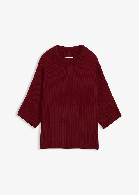 Maglione boxy in misto viscosa morbido, bonprix