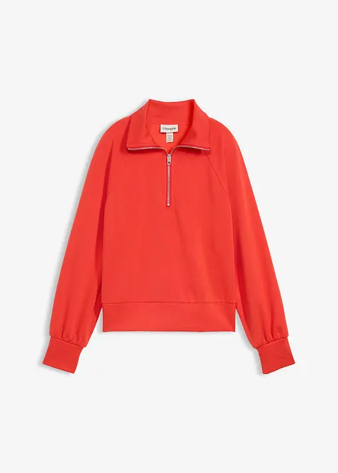 Felpa morbida effetto neoprene, bonprix