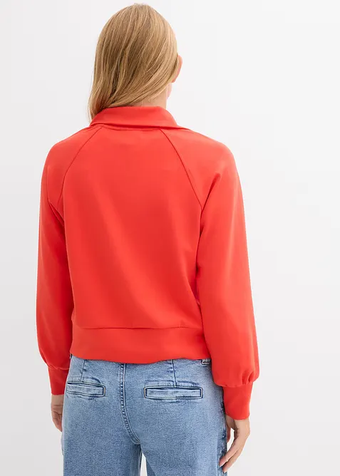 Felpa morbida effetto neoprene, bonprix