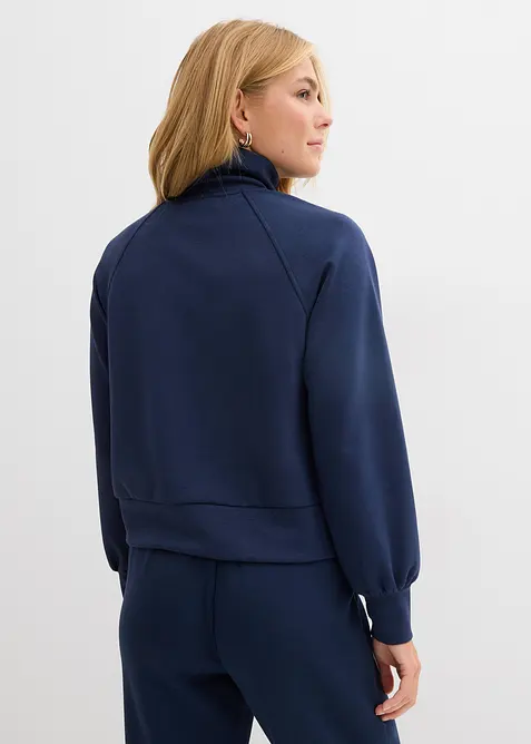 Felpa morbida effetto neoprene, bonprix