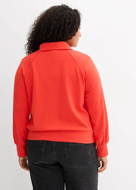 Felpa morbida effetto neoprene, bonprix