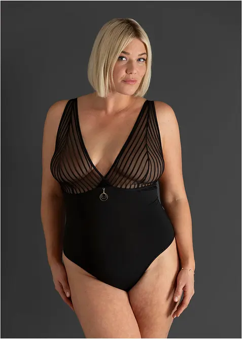 Body con perizoma ouvert, bonprix