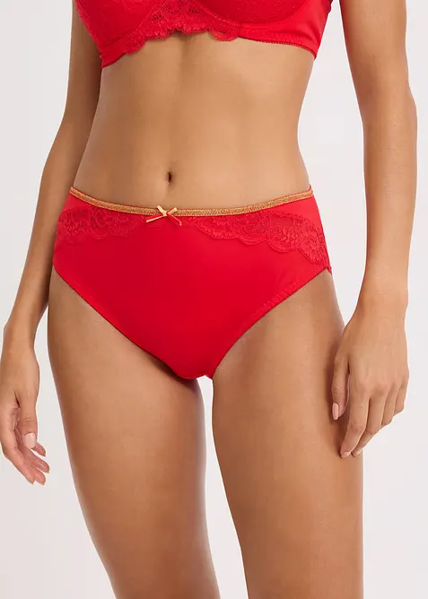 Slip alto con pizzo delicato, bonprix