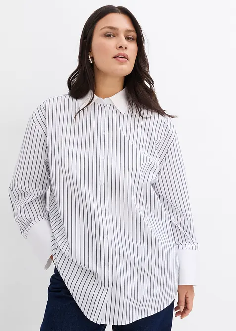 Camicia oversize in puro cotone, bonprix