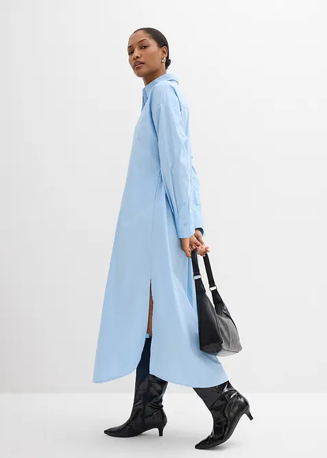 Abito chemisier in puro cotone, bonprix