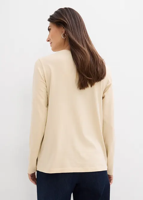 Maglia pr&eacute;maman / da allattamento in puro cotone biologico (pacco da 2), bonprix