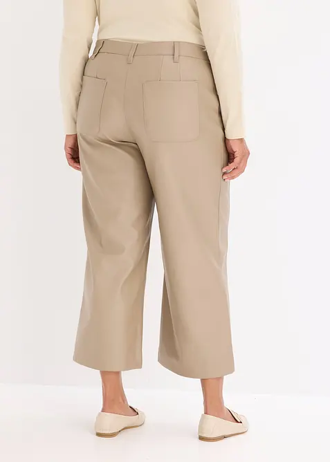Pantaloni culotte in similpelle, bonprix