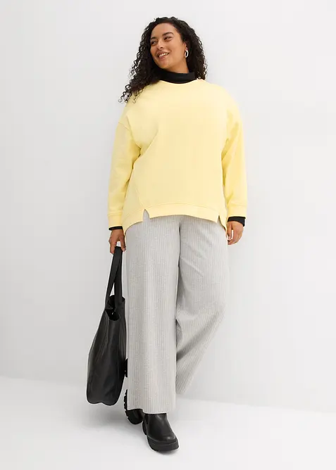 Pantaloni in jersey a coste (pacco da 2), bonprix