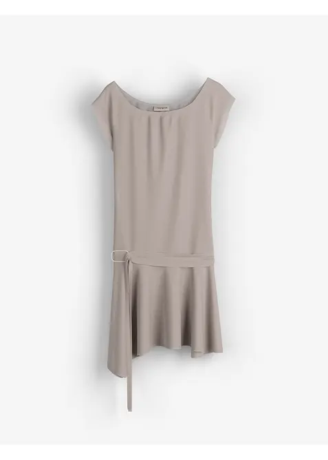 Abito in maglina con cintura particolare, bonprix