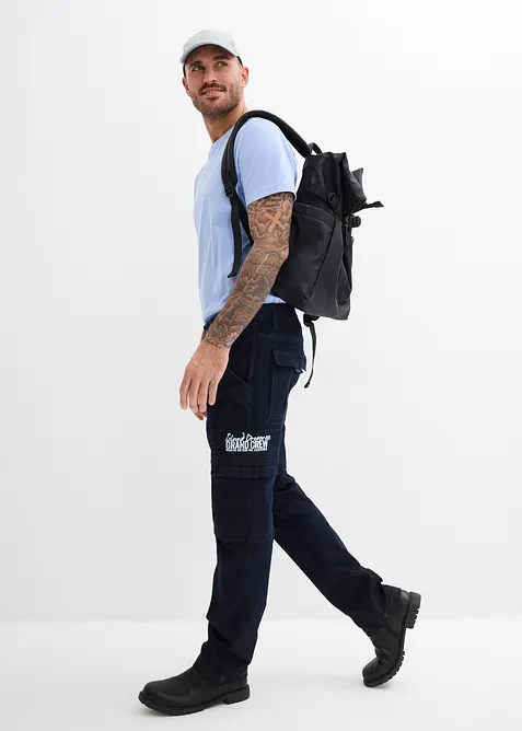 Jeans elasticizzati con cinta comoda relaxed fit, straight, bonprix