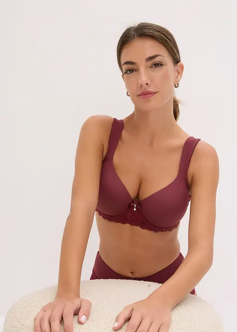 Reggiseno con coppe preformate e spalline imbottite, bonprix