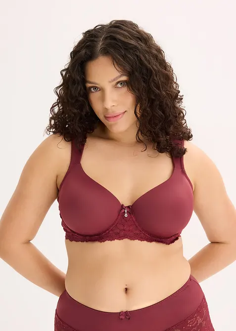 Reggiseno con coppe preformate e spalline imbottite, bonprix