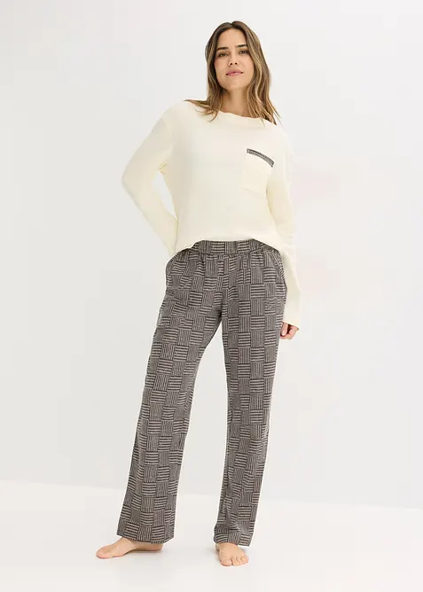 Pigiama in cotone morbido, bonprix