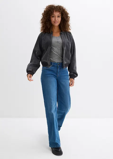 T-shirt con bottoni, bonprix