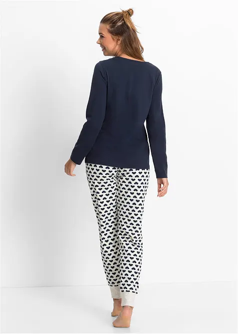 Pigiama con cotone biologico, bonprix