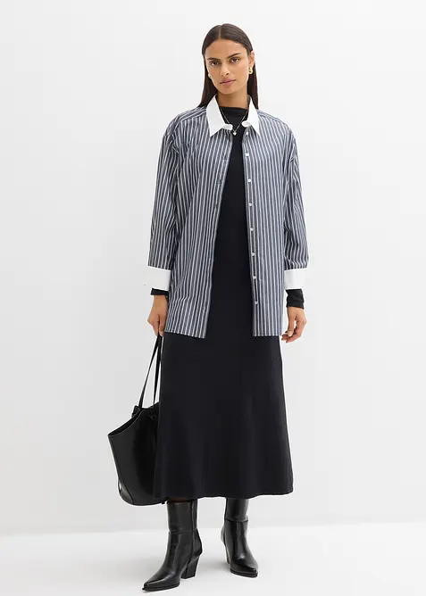 Abito lungo in maglia di misto cachemire, bonprix