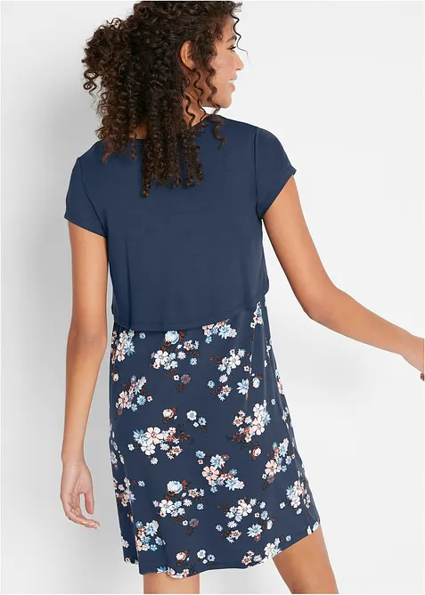 Abito di jersey pr&eacute;maman / da allattamento 2 in 1, bonprix