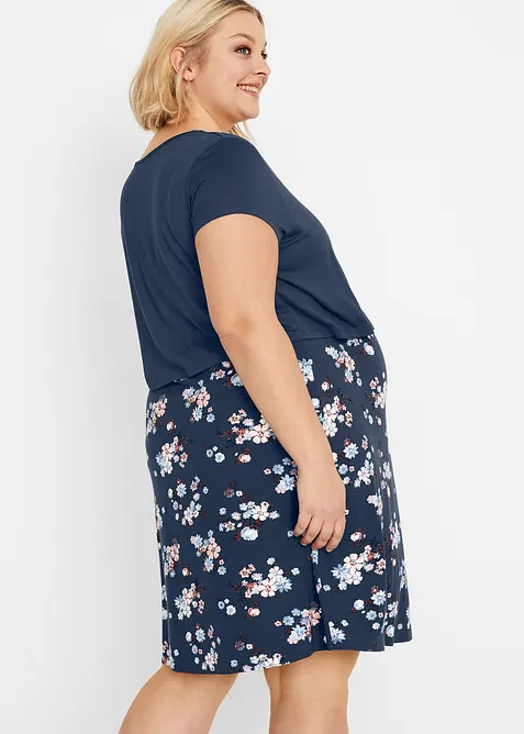 Abito di jersey pr&eacute;maman / da allattamento 2 in 1, bonprix