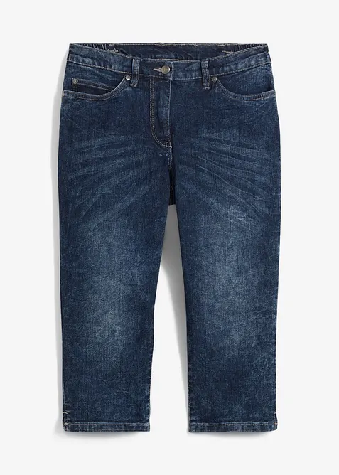 Jeans elasticizzati straight, a vita media, bonprix