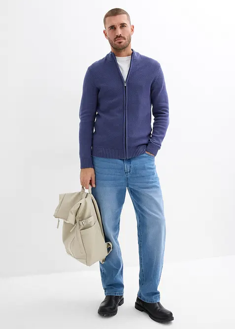 Cardigan in filato fine di puro cotone, bonprix