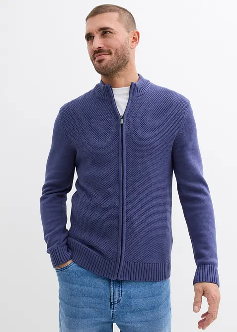 Cardigan in filato fine di puro cotone, bonprix